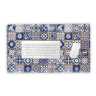 Porto Azul Tile Desk Mat - The Global Wanderer