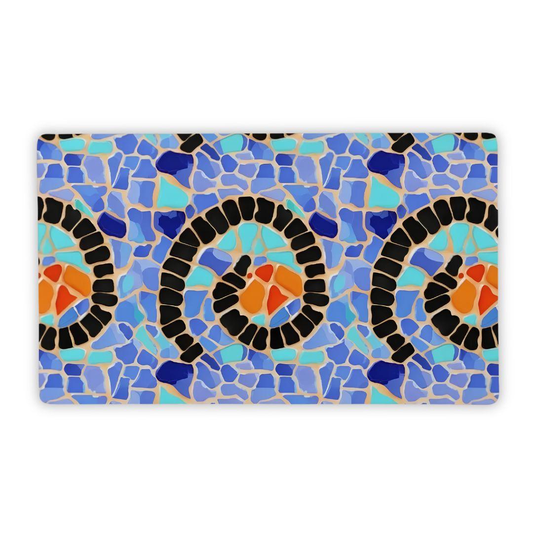 Reus Twirl Mosaic Desk Mat - The Global Wanderer