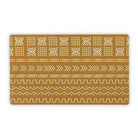 Savanna Ochre Mud Cloth Desk Mat - The Global Wanderer