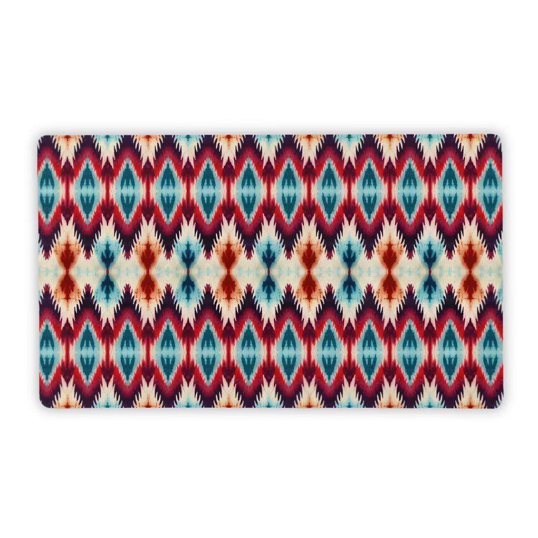 Surabaya Ember Ikat Desk Mat - The Global Wanderer