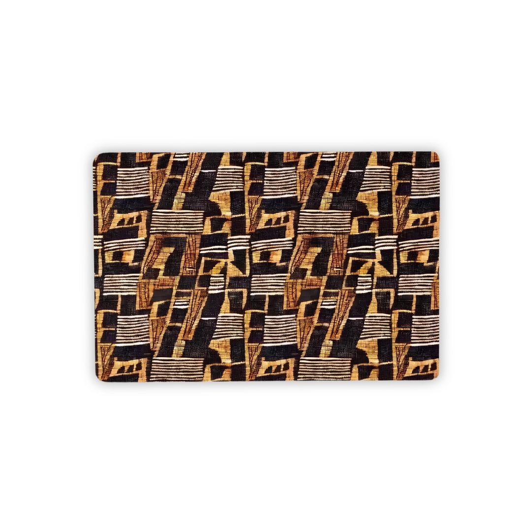 Timbuktu Gold Mud Cloth Print Desk Mat - The Global Wanderer