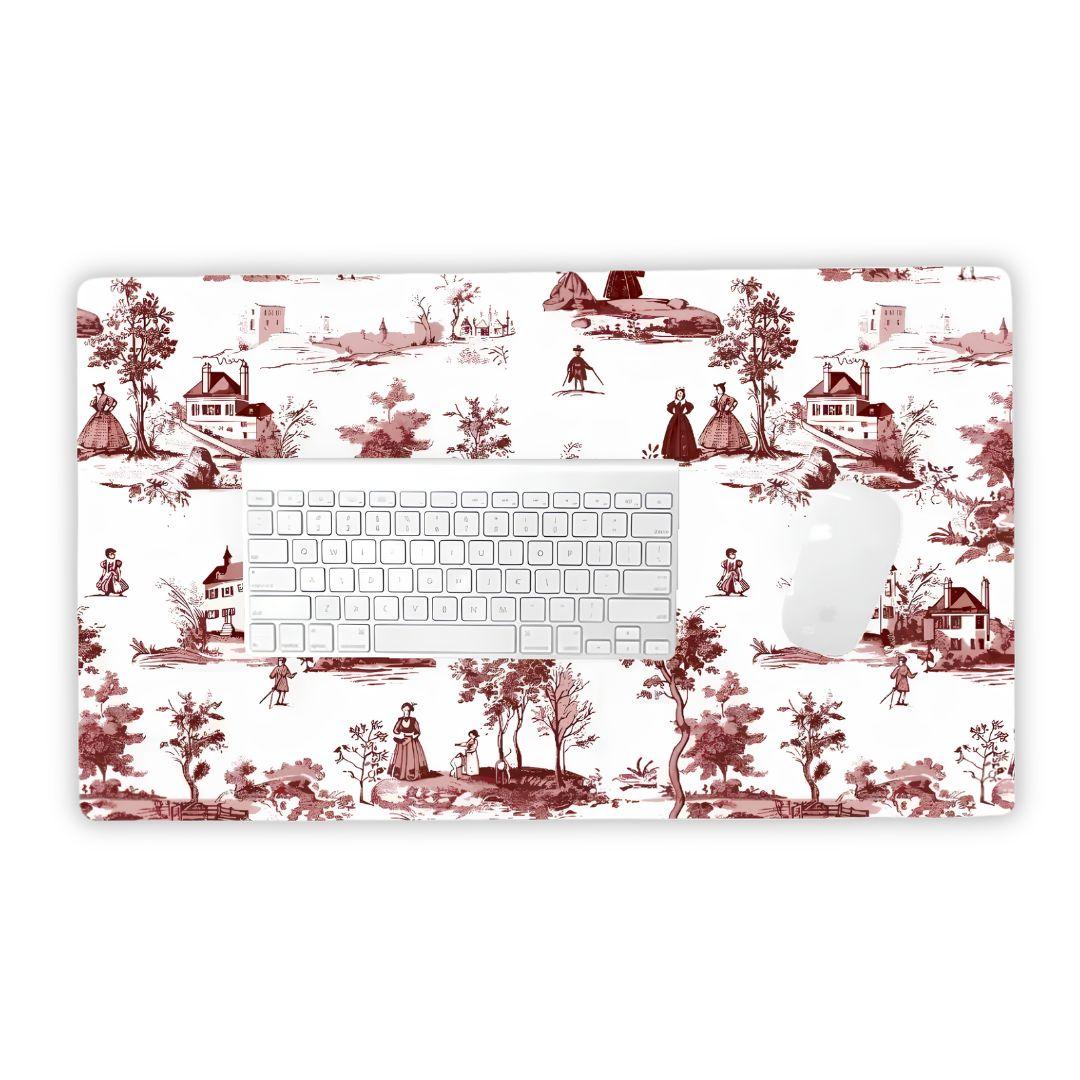 Toile de Rouen Desk Mat - The Global Wanderer