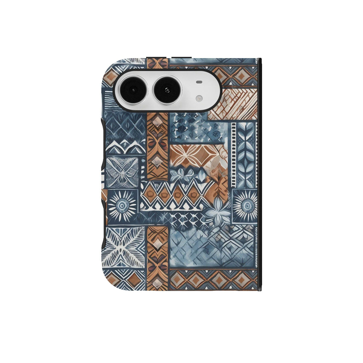 Trade Wind Tapa Cloth iPhone Duo Case - The Global Wanderer