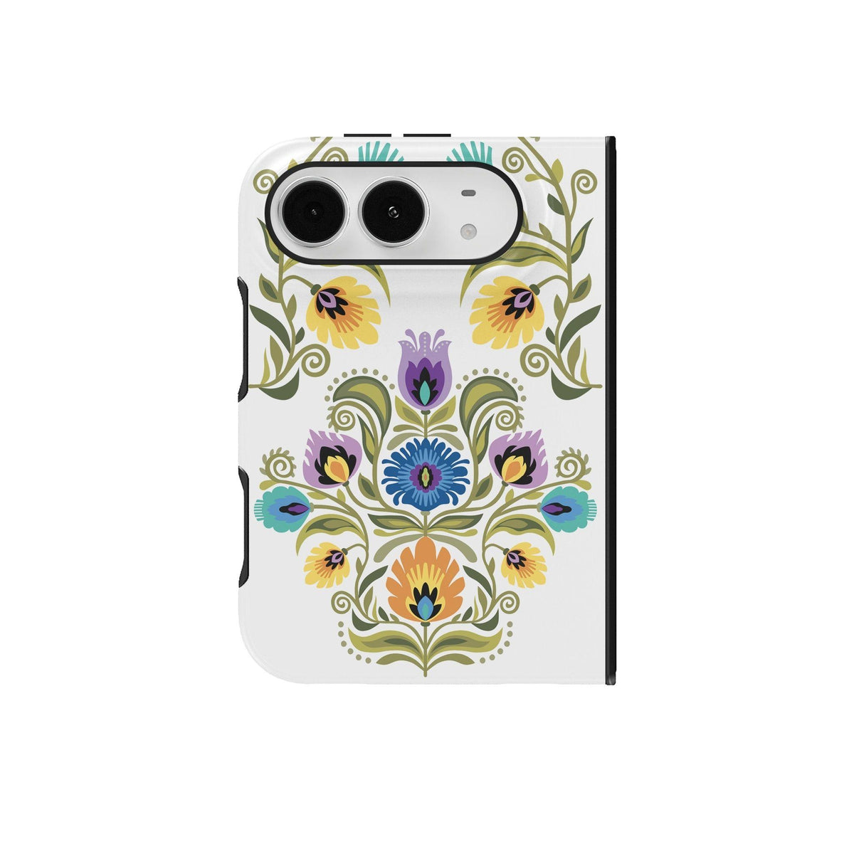 Wrocław Snow Wycinanki iPhone Duo Case - The Global Wanderer