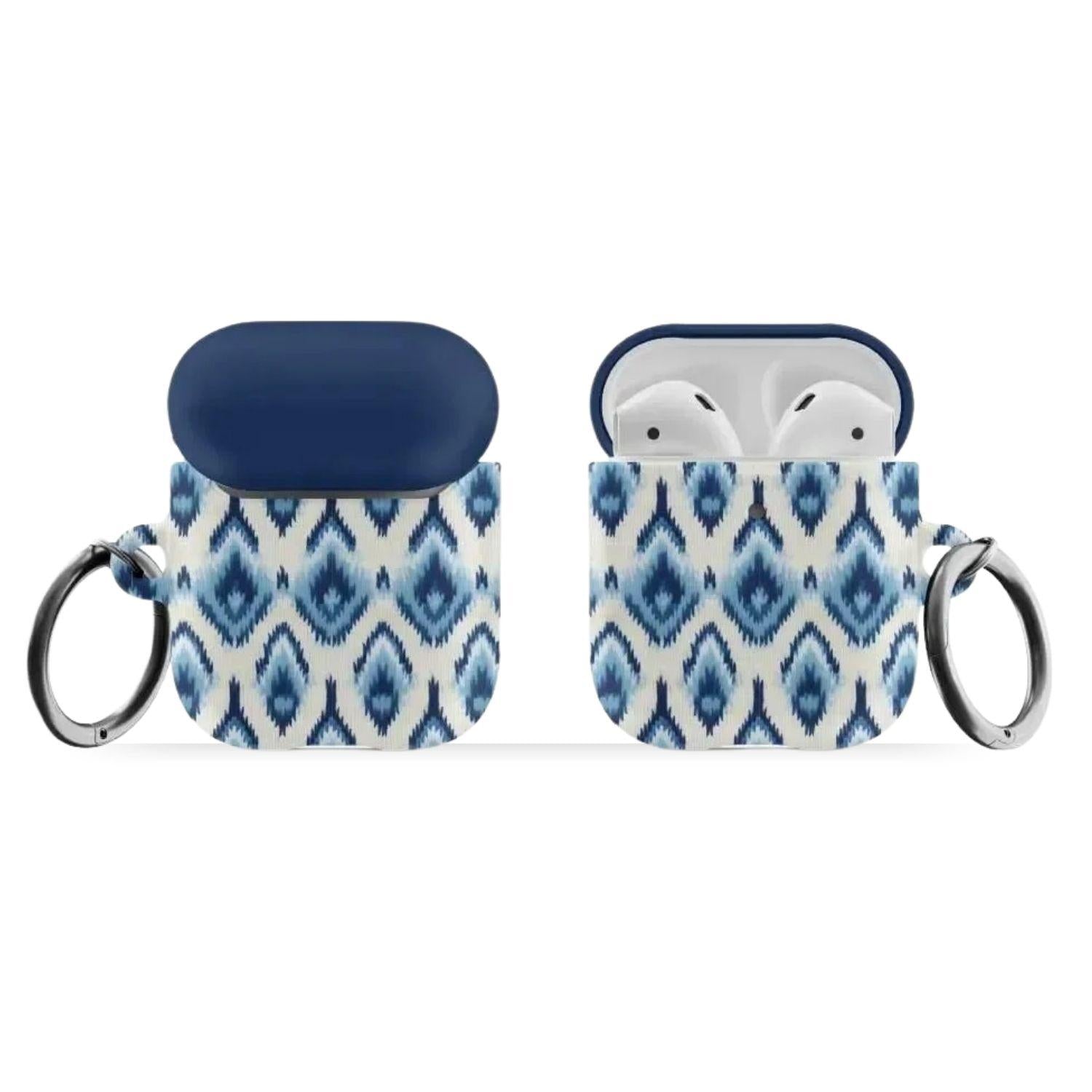Yogyakarta Indigo Ikat AirPods Case - The Global Wanderer