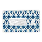 Yogyakarta Indigo Ikat Desk Mat - The Global Wanderer
