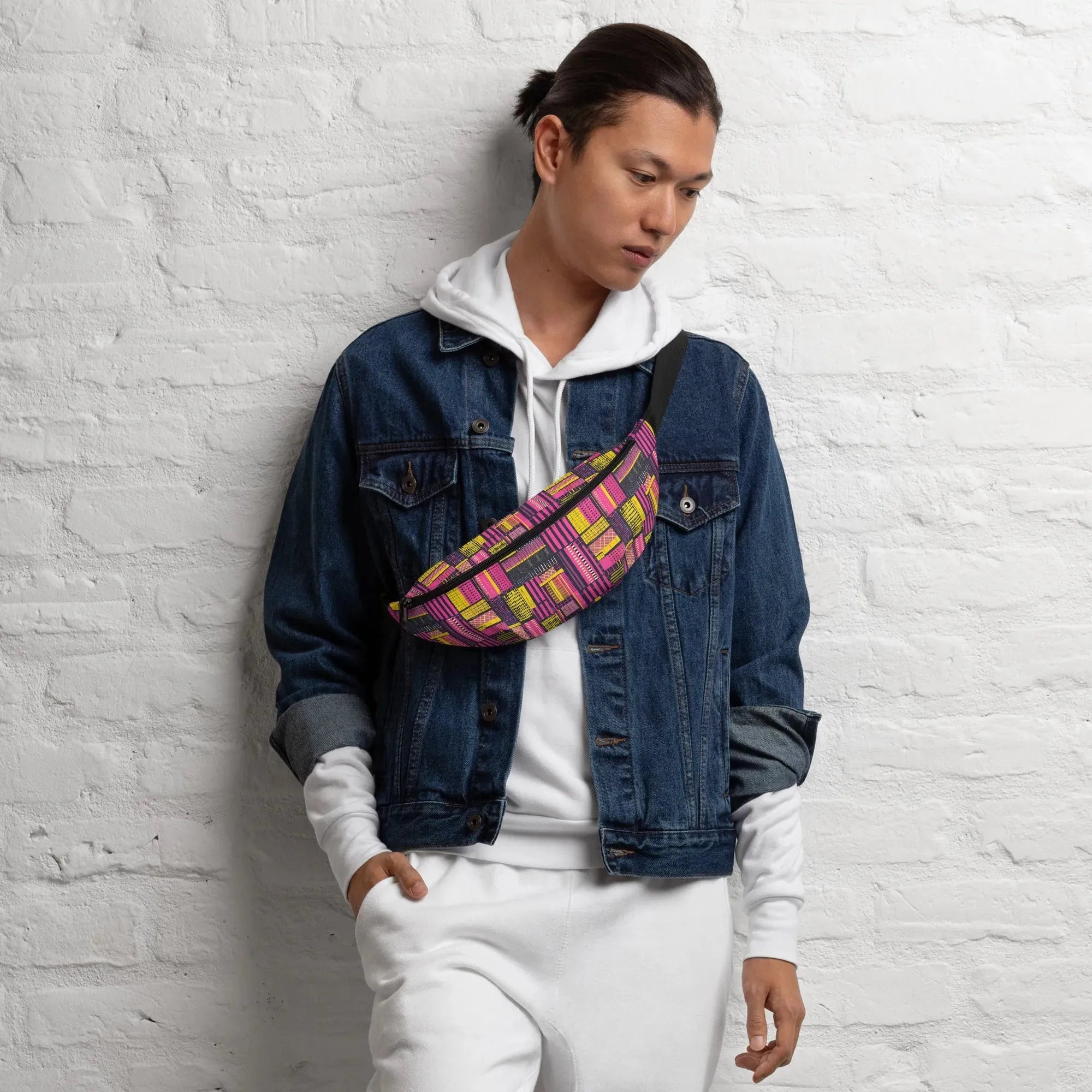 Ghanaian Kente Cloth Fanny Pack - The Global Wanderer