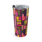 Accra Blush Kente Cloth Tumbler - The Global Wanderer