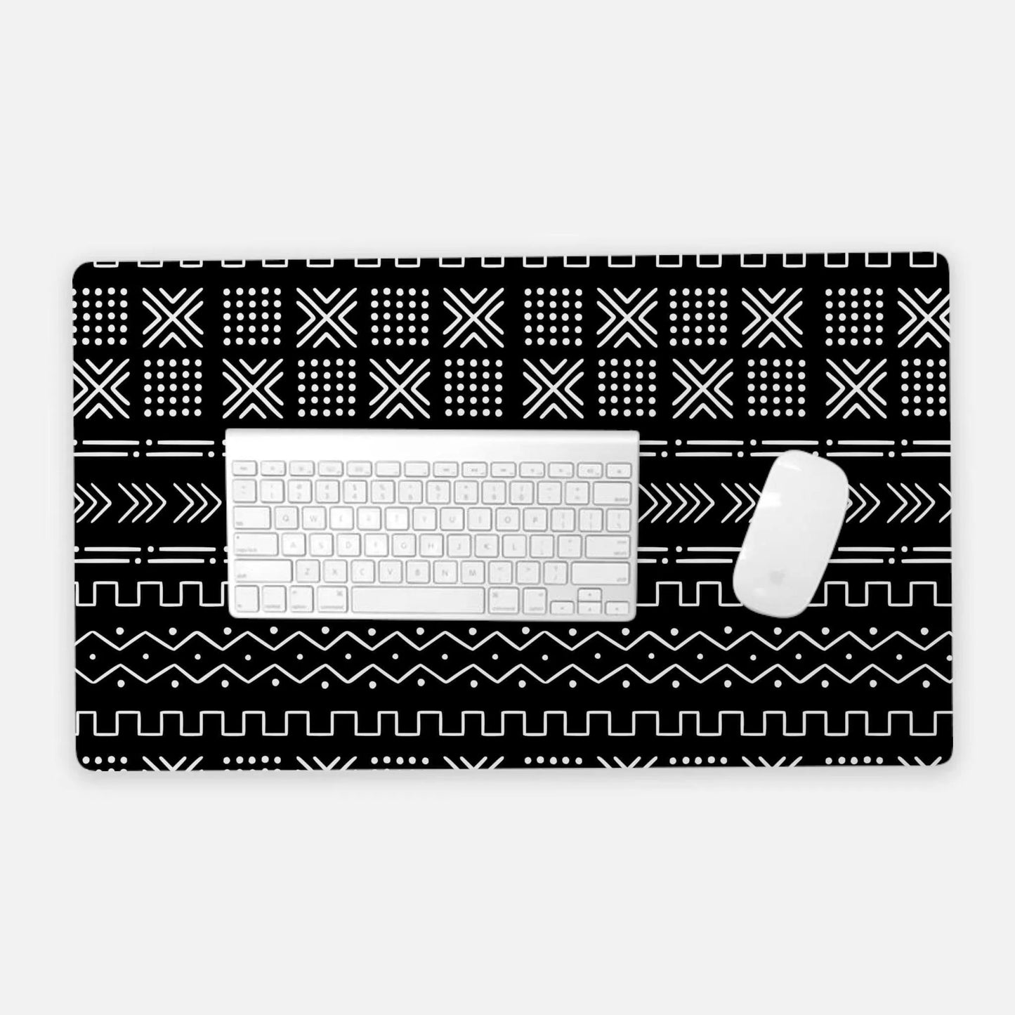 African Mud Cloth Print Desk Mat - The Global Wanderer