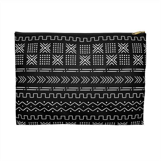 African Mud Cloth Print Pouch - The Global Wanderer