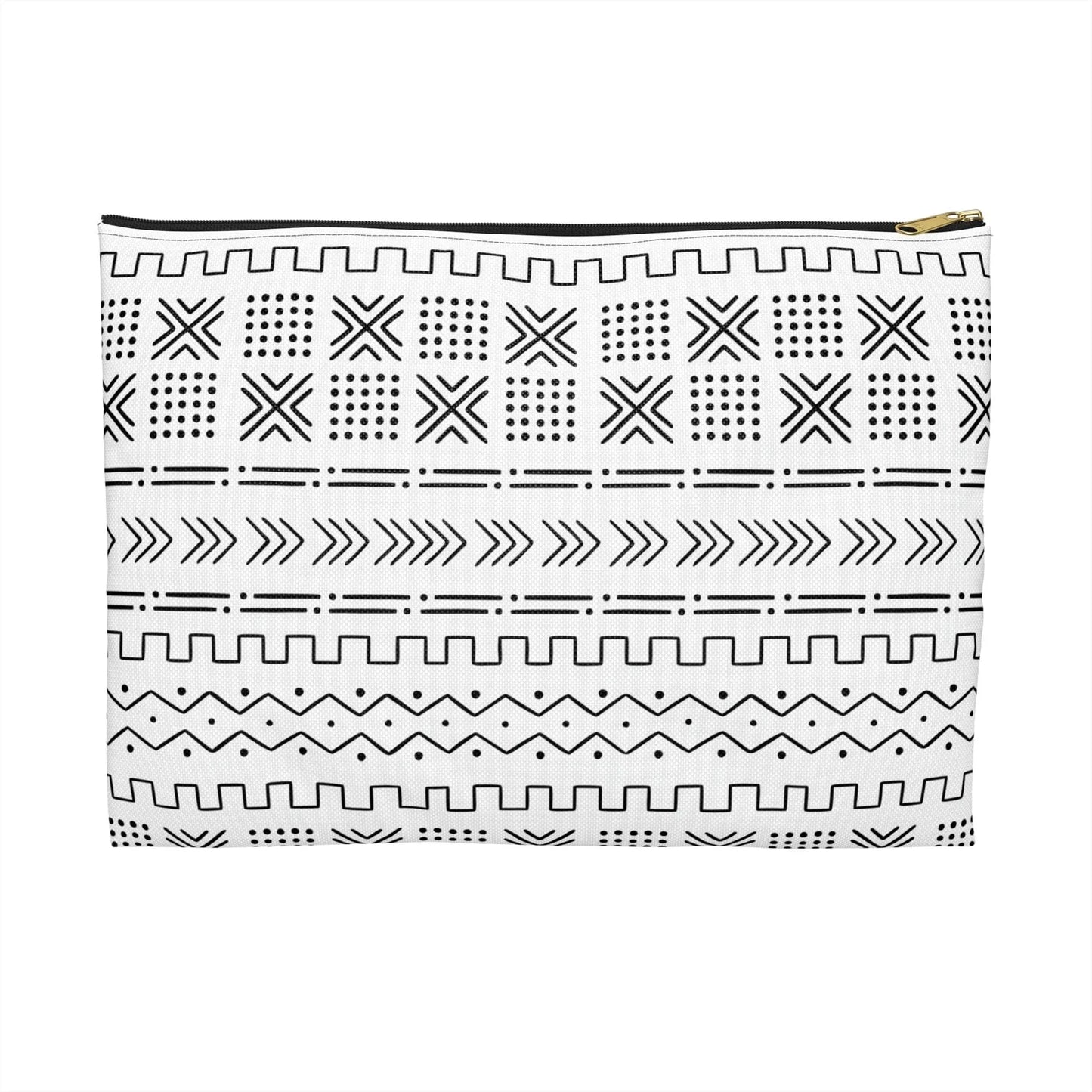 African Mud Cloth Print Pouch - The Global Wanderer