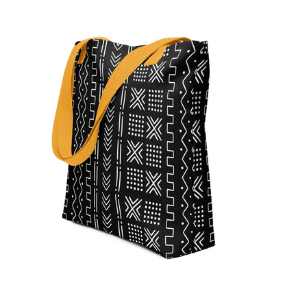 African Mud Cloth Print Tote Bag - The Global Wanderer