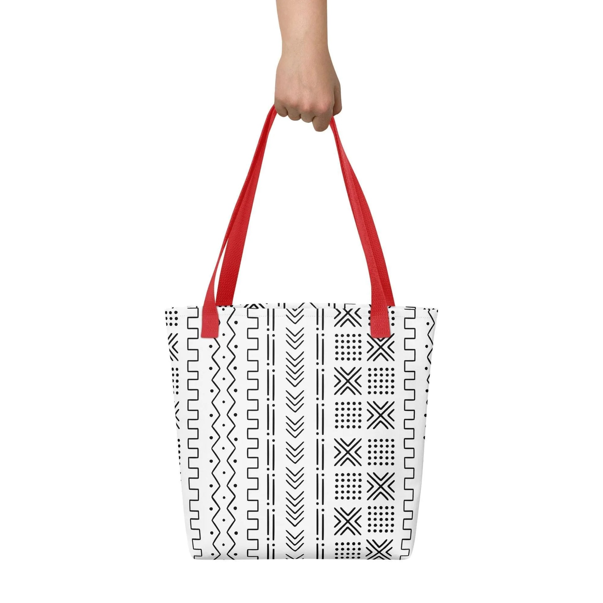 African Mud Cloth Print Tote Bag - The Global Wanderer