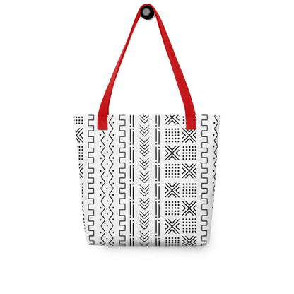 African Mud Cloth Print Tote Bag - The Global Wanderer