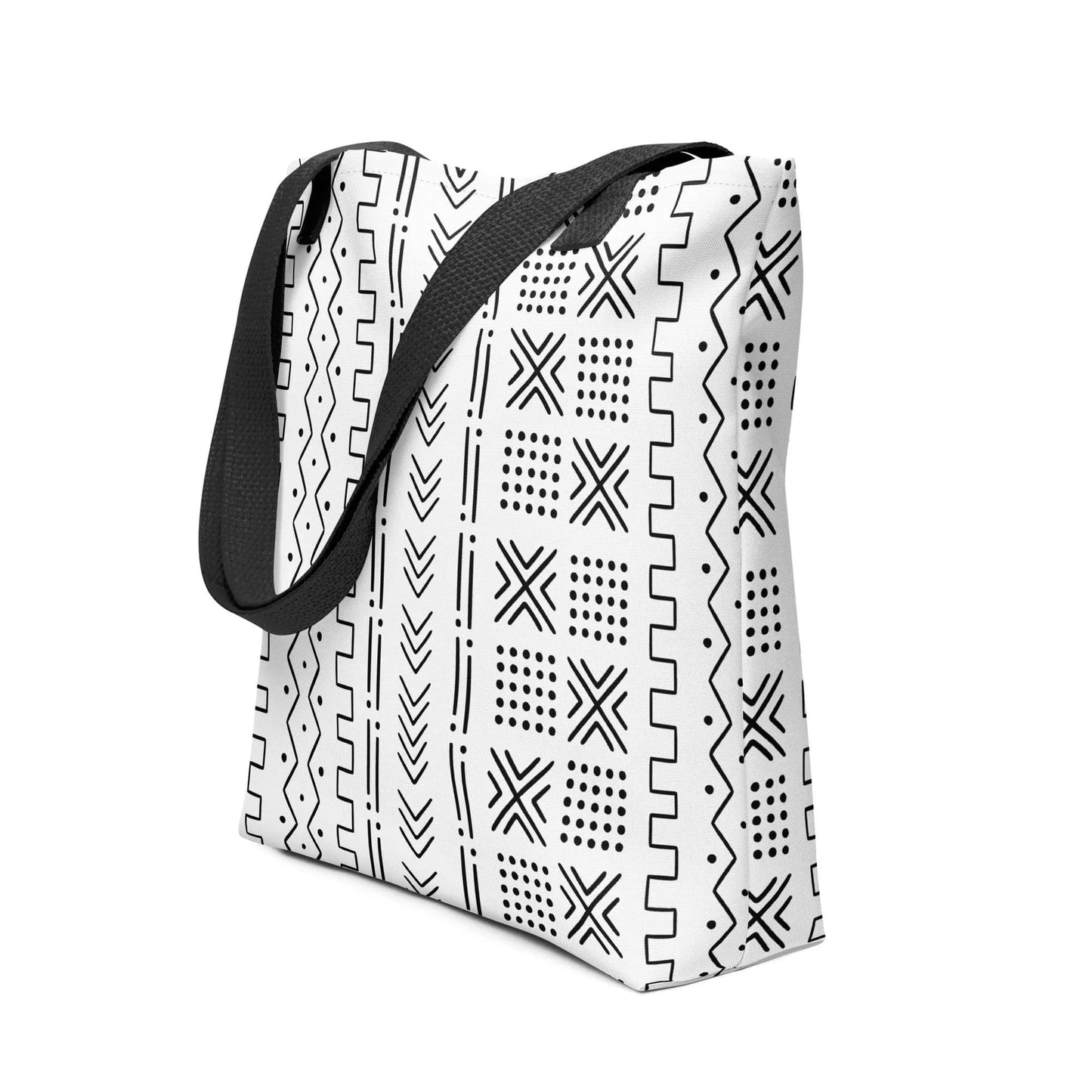 African Mud Cloth Print Tote Bag - The Global Wanderer