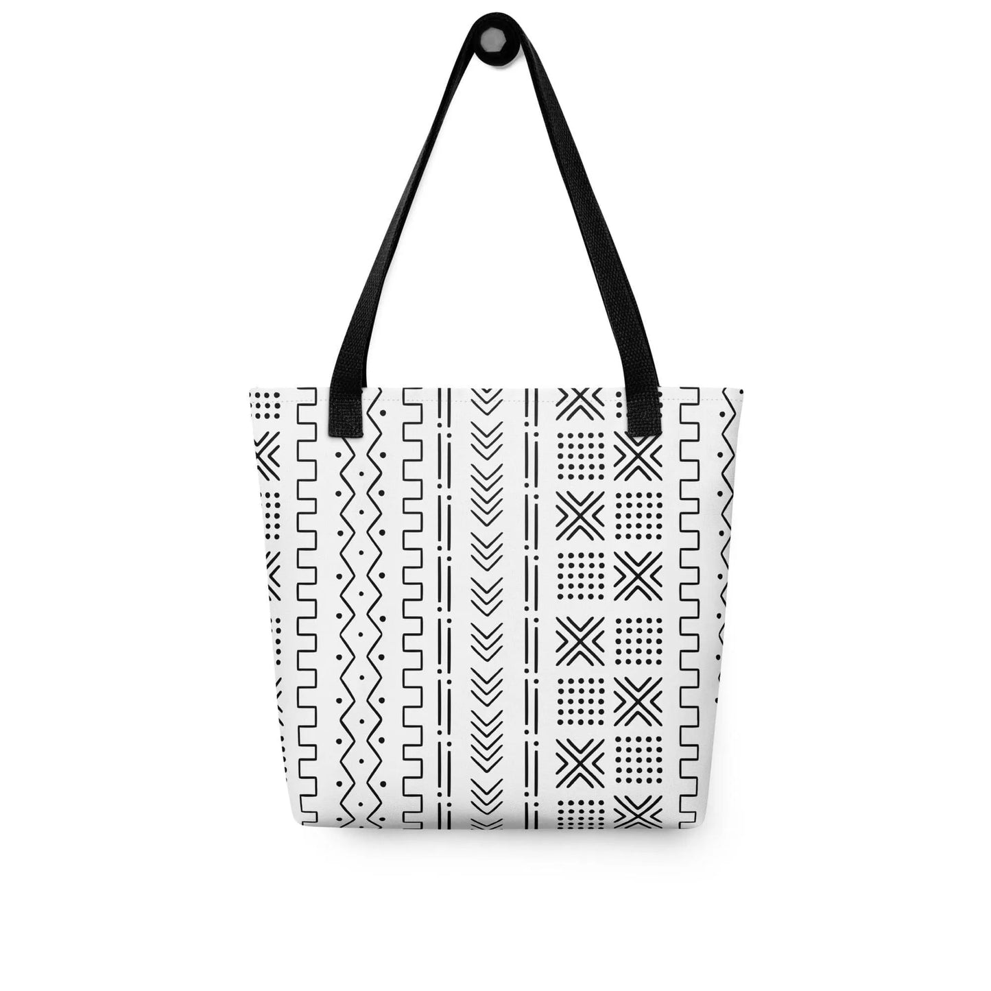 African Mud Cloth Print Tote Bag - The Global Wanderer