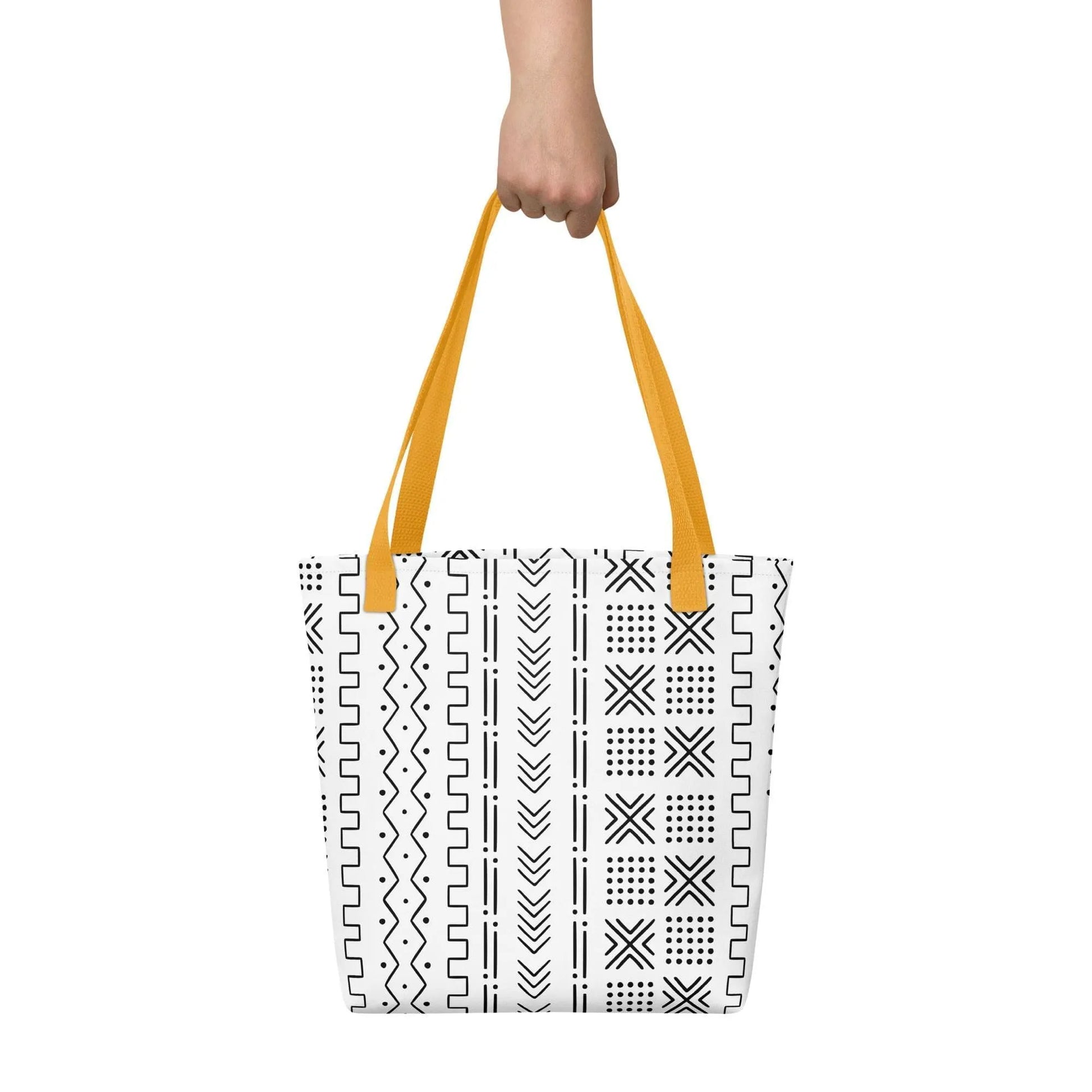 African Mud Cloth Print Tote Bag - The Global Wanderer