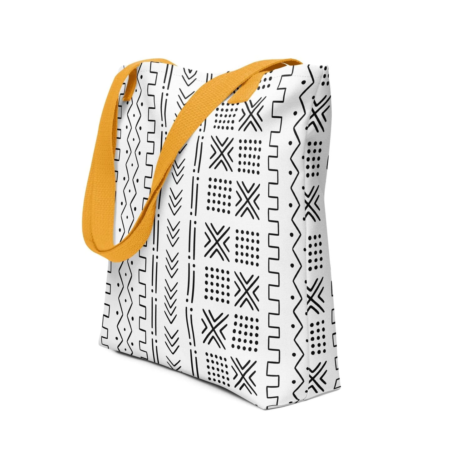 African Mud Cloth Print Tote Bag - The Global Wanderer