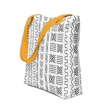 African Mud Cloth Print Tote Bag - The Global Wanderer