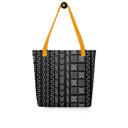 African Mud Cloth Print Tote Bag - The Global Wanderer