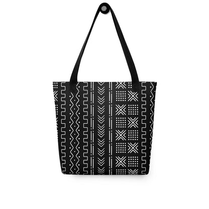 African Mud Cloth Print Tote Bag - The Global Wanderer