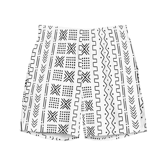 African Mud Cloth Recycled Men's Swim Trunks - The Global Wanderer