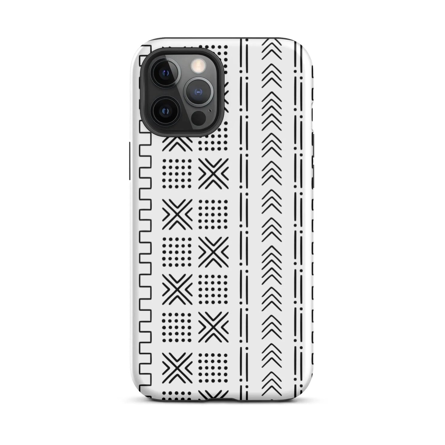 African Mud Cloth Tough MagSafe iPhone case - The Global Wanderer