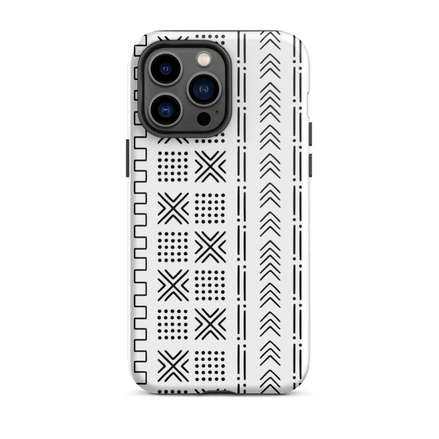 African Mud Cloth Tough MagSafe iPhone case - The Global Wanderer