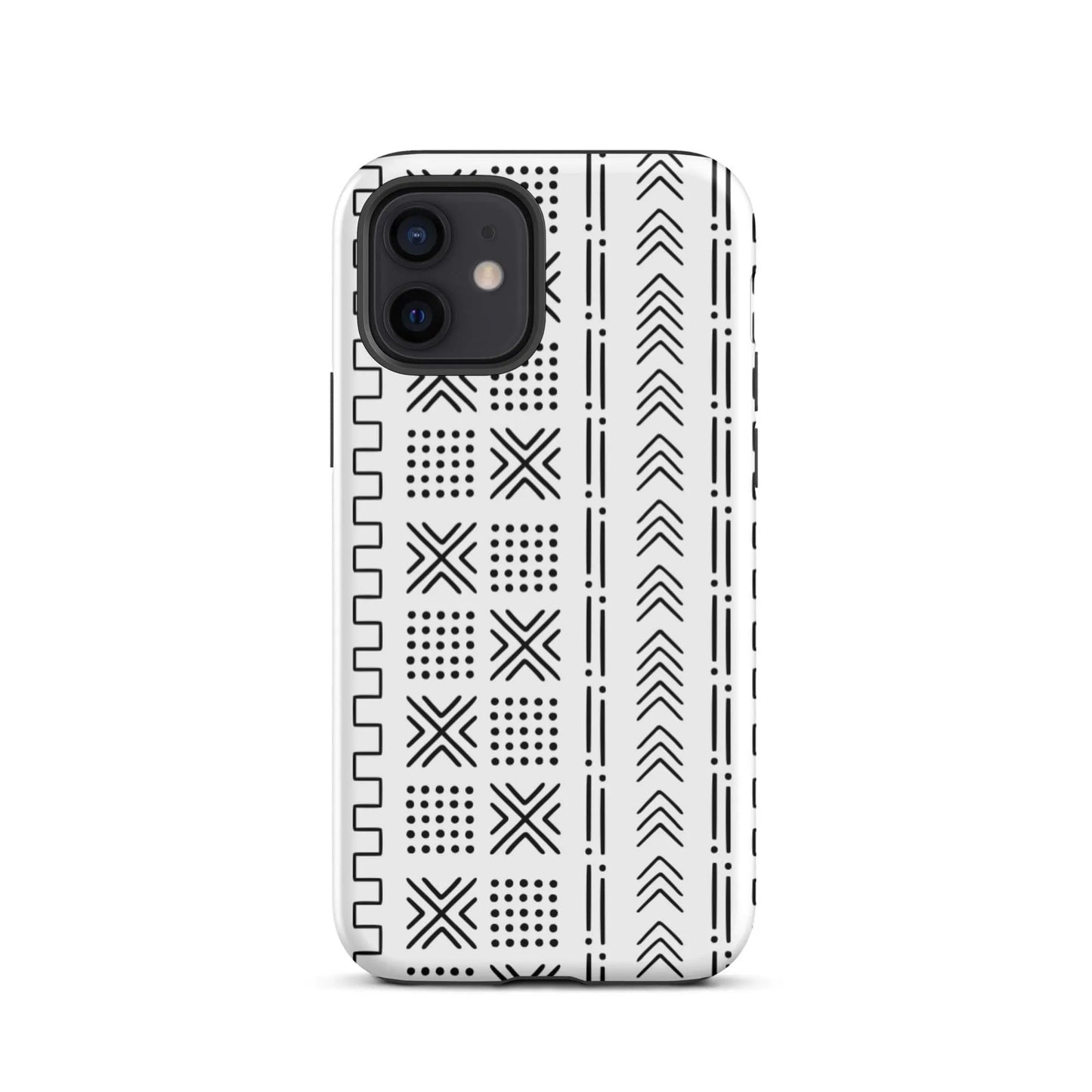 African Mud Cloth Tough MagSafe iPhone case - The Global Wanderer