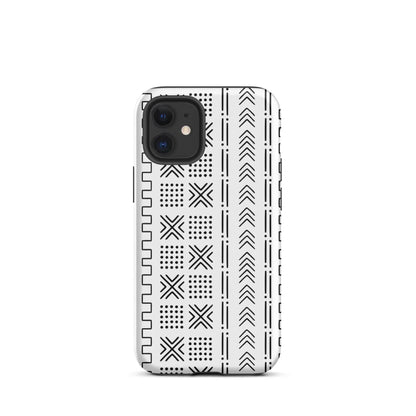 African Mud Cloth Tough MagSafe iPhone case - The Global Wanderer