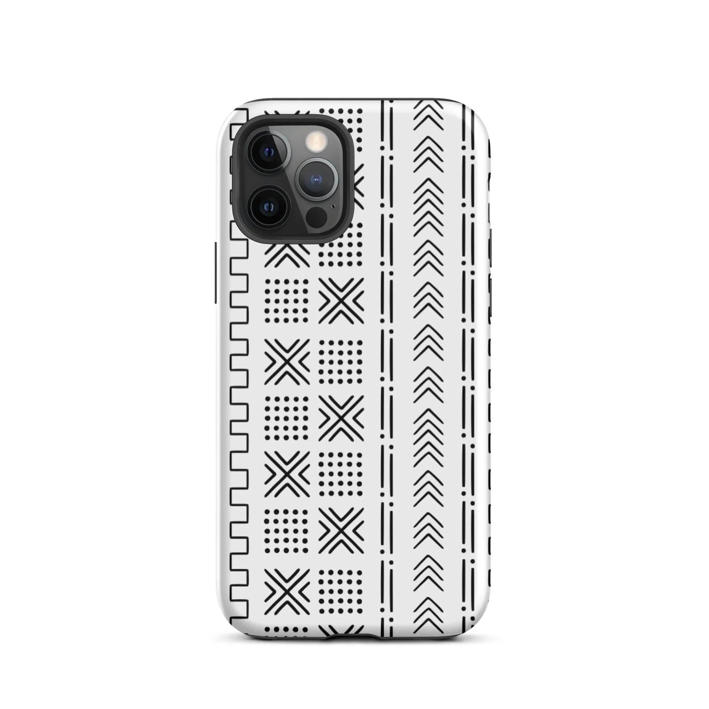 African Mud Cloth Tough MagSafe iPhone case - The Global Wanderer