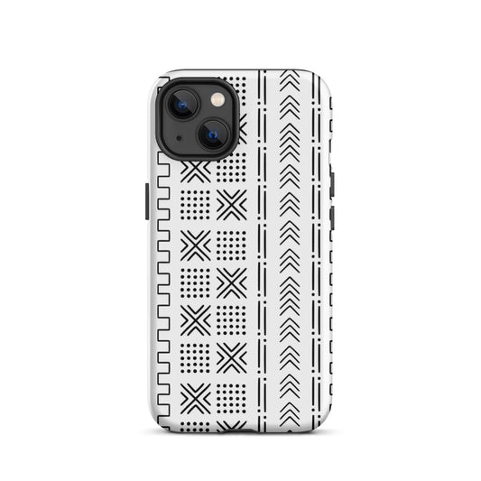 African Mud Cloth Tough MagSafe iPhone case - The Global Wanderer