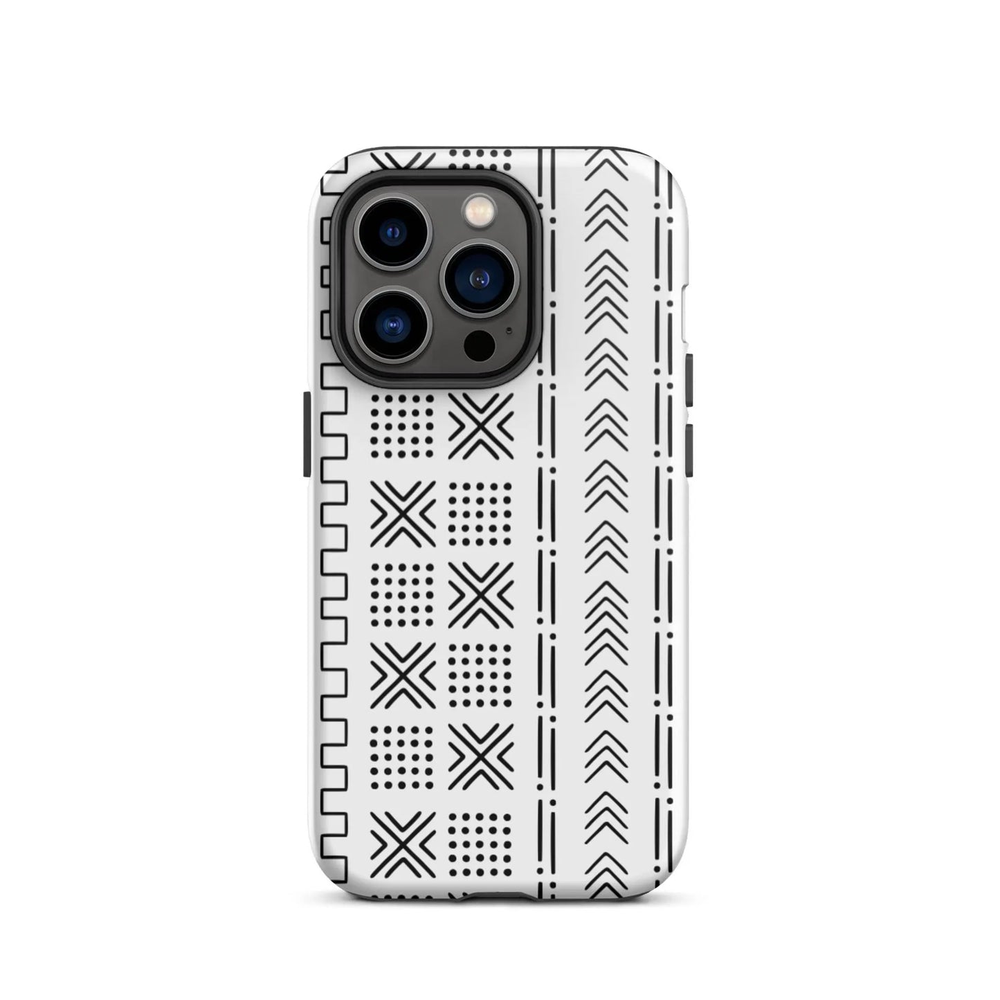 African Mud Cloth Tough MagSafe iPhone case - The Global Wanderer