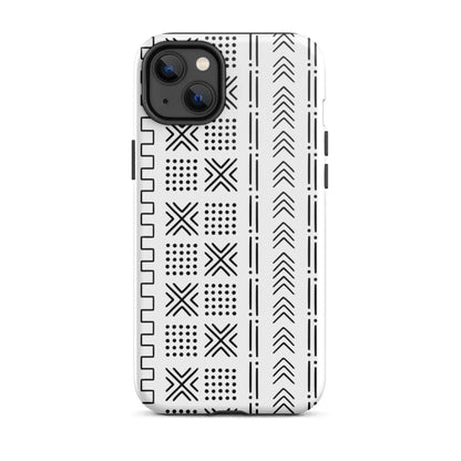 African Mud Cloth Tough MagSafe iPhone case - The Global Wanderer