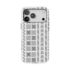 African Mud Cloth Tough iPhone Case - The Global Wanderer