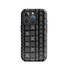 African Mud Cloth Tough MagSafe iPhone® Case - The Global Wanderer