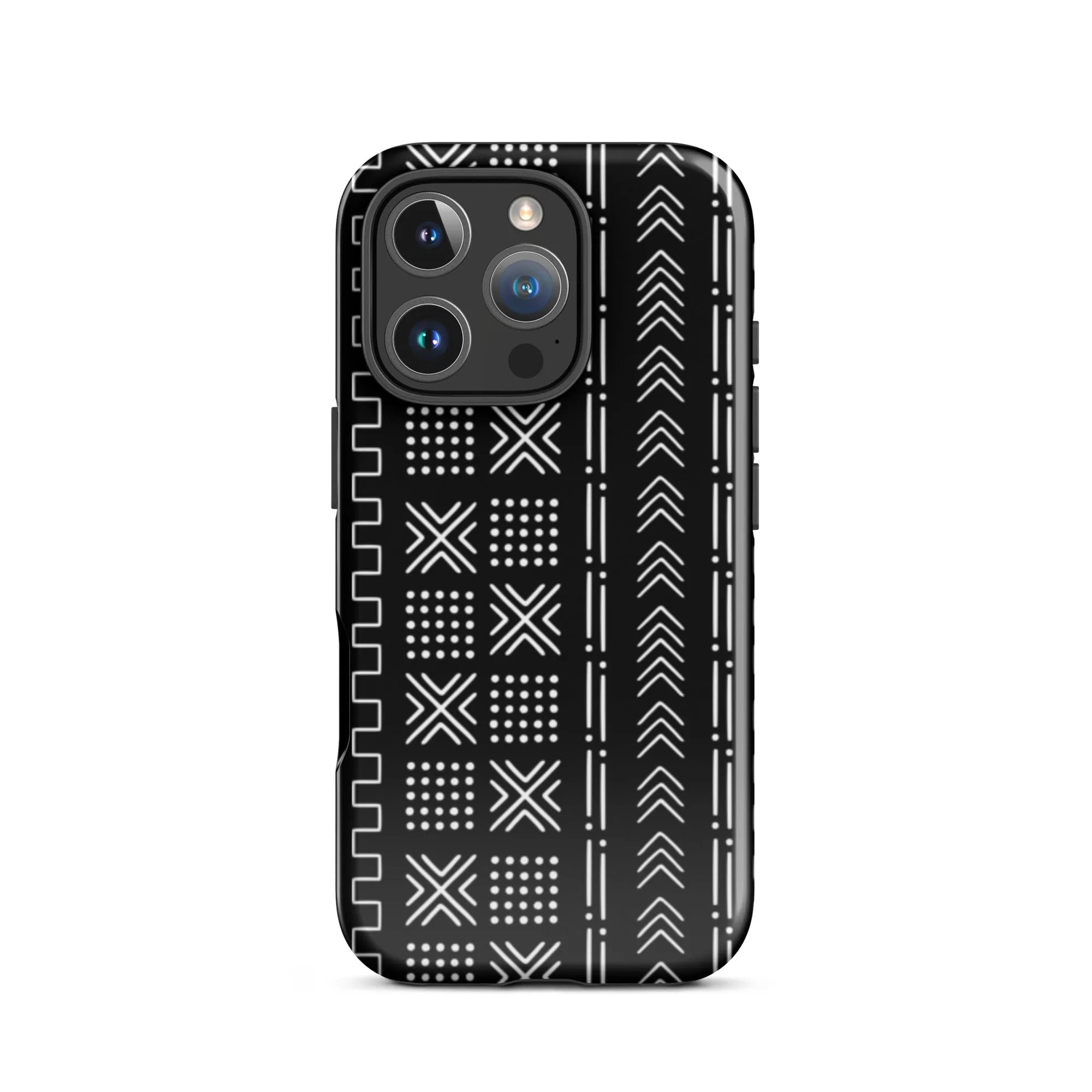 African Mud Cloth Tough MagSafe iPhone® Case - The Global Wanderer