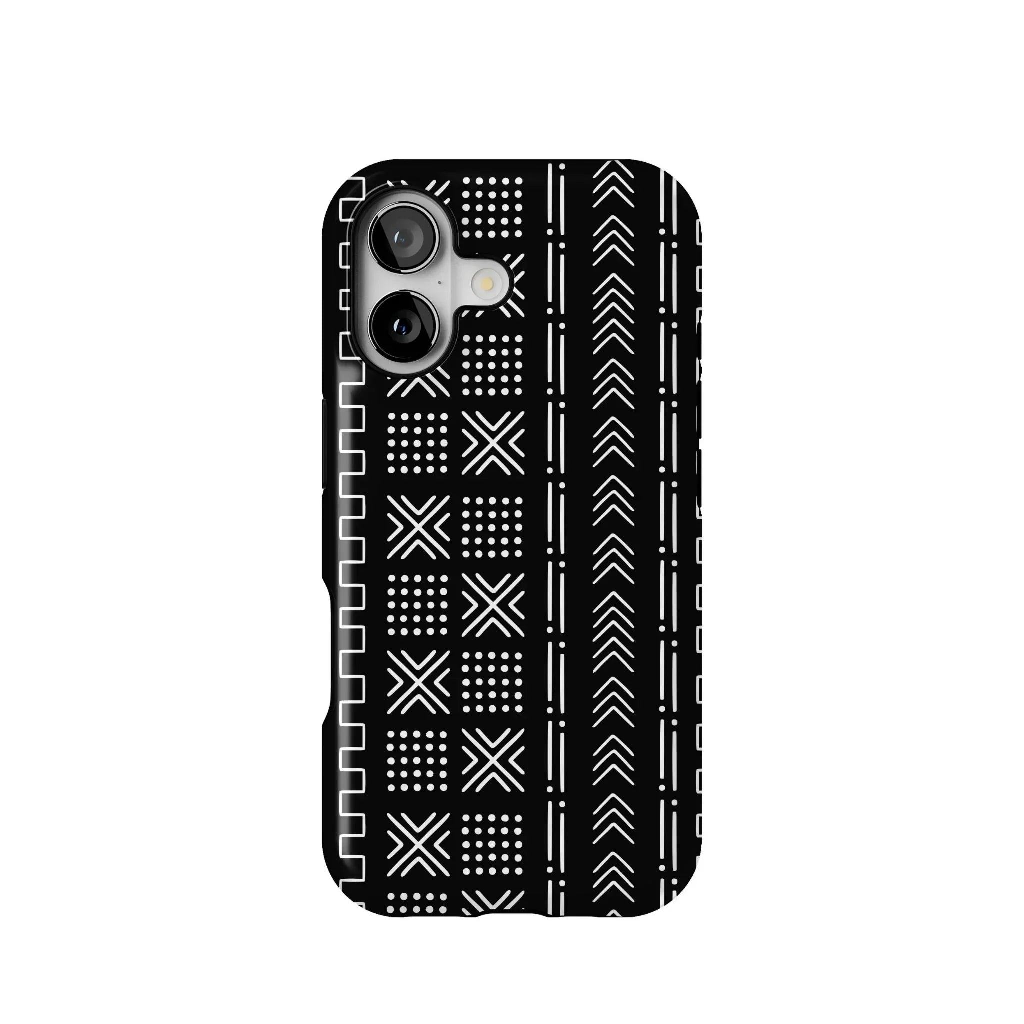 African Mud Cloth Tough iPhone Case - The Global Wanderer