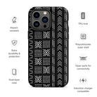 African Mud Cloth Tough iPhone® Case - The Global Wanderer