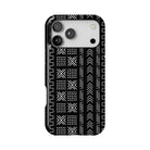 African Mud Cloth Tough iPhone Case - The Global Wanderer
