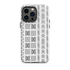 African Mud Cloth Tough MagSafe iPhone case - The Global Wanderer