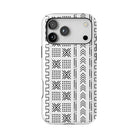 African Mud Cloth Tough iPhone Case - The Global Wanderer