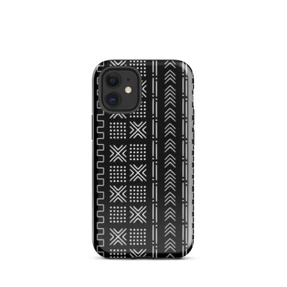 African Mud Cloth Tough MagSafe iPhone Case - The Global Wanderer