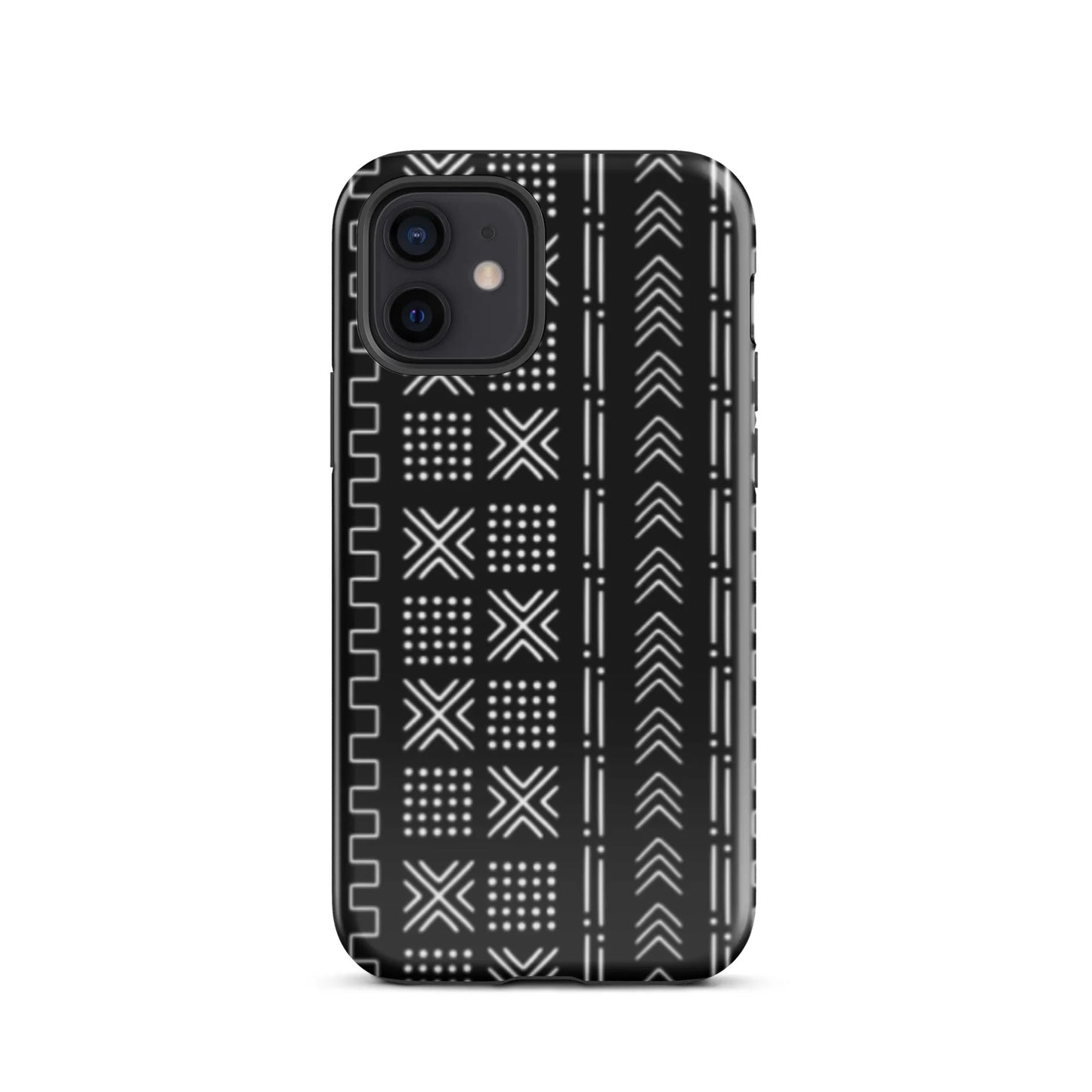 African Mud Cloth Tough MagSafe iPhone Case - The Global Wanderer