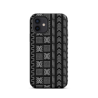 African Mud Cloth Tough MagSafe iPhone Case - The Global Wanderer