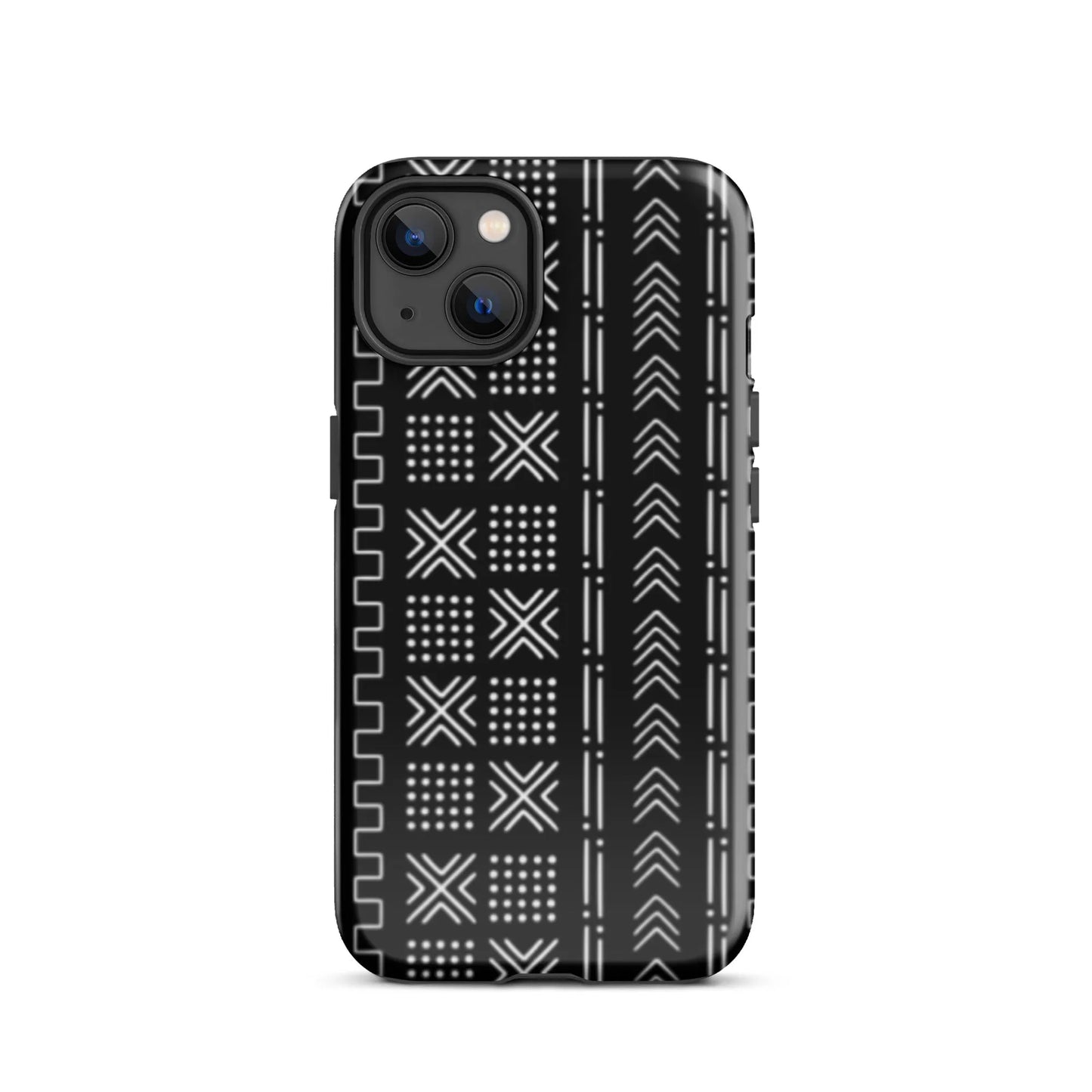 African Mud Cloth Tough MagSafe iPhone Case - The Global Wanderer