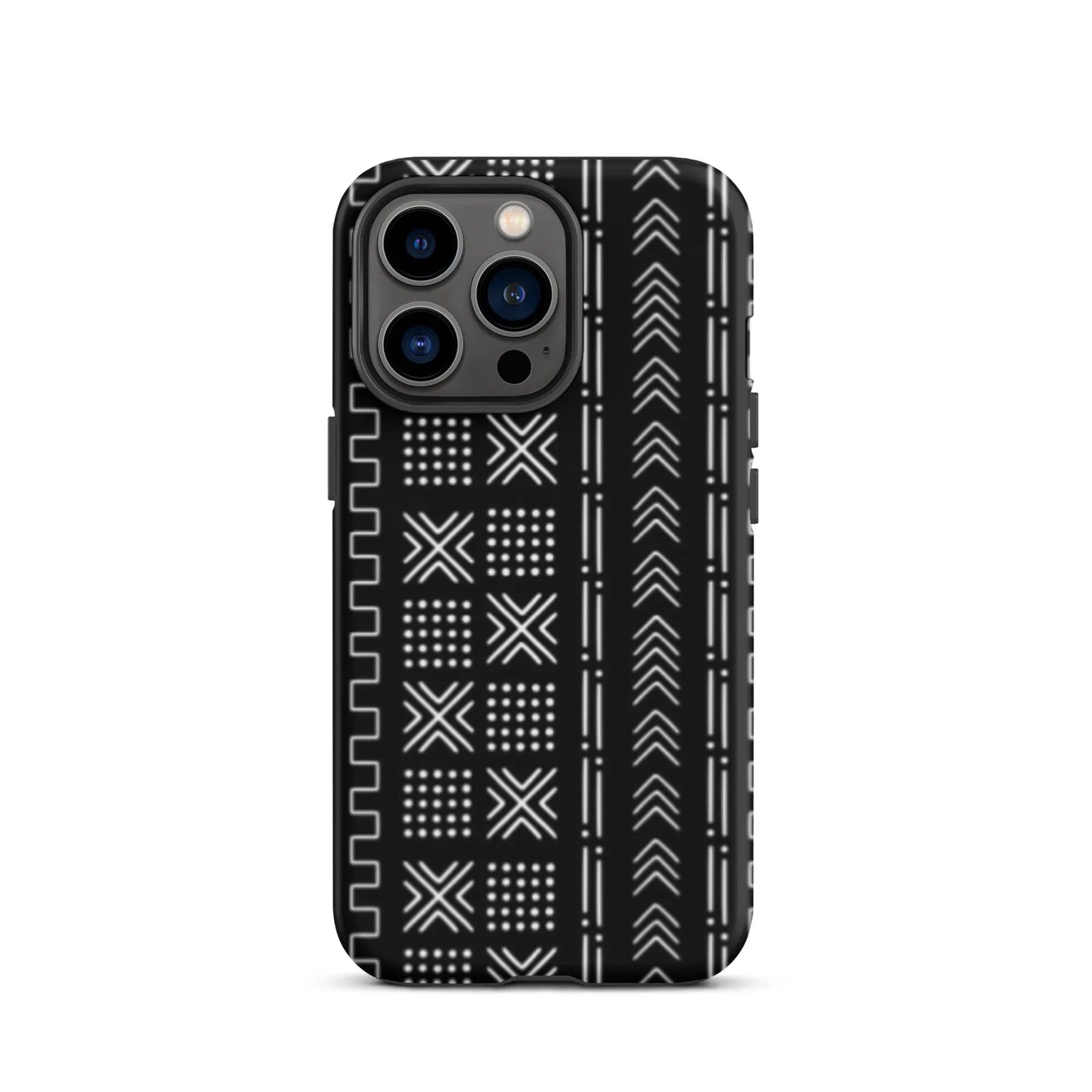 African Mud Cloth Tough MagSafe iPhone Case - The Global Wanderer