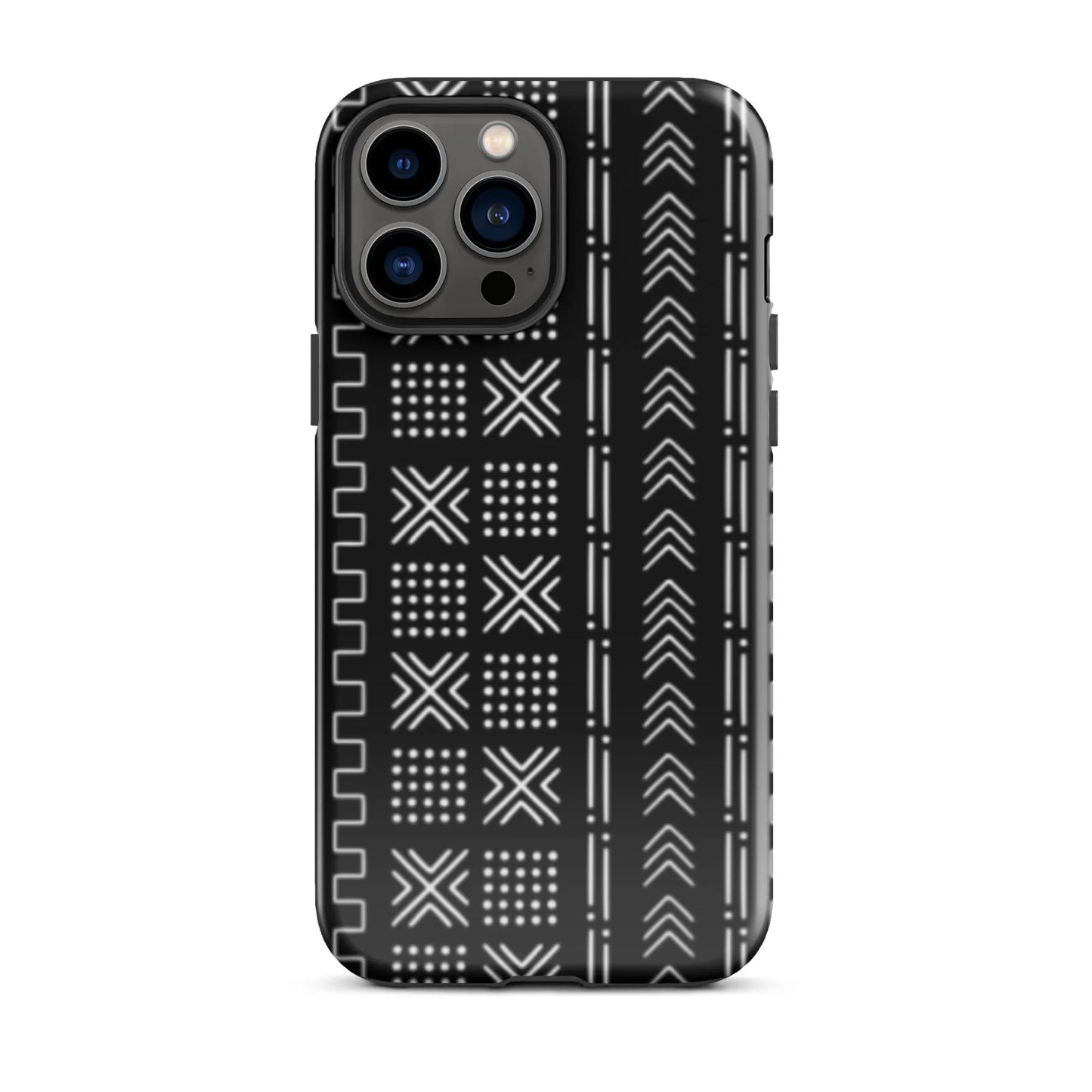 African Mud Cloth Tough MagSafe iPhone Case - The Global Wanderer