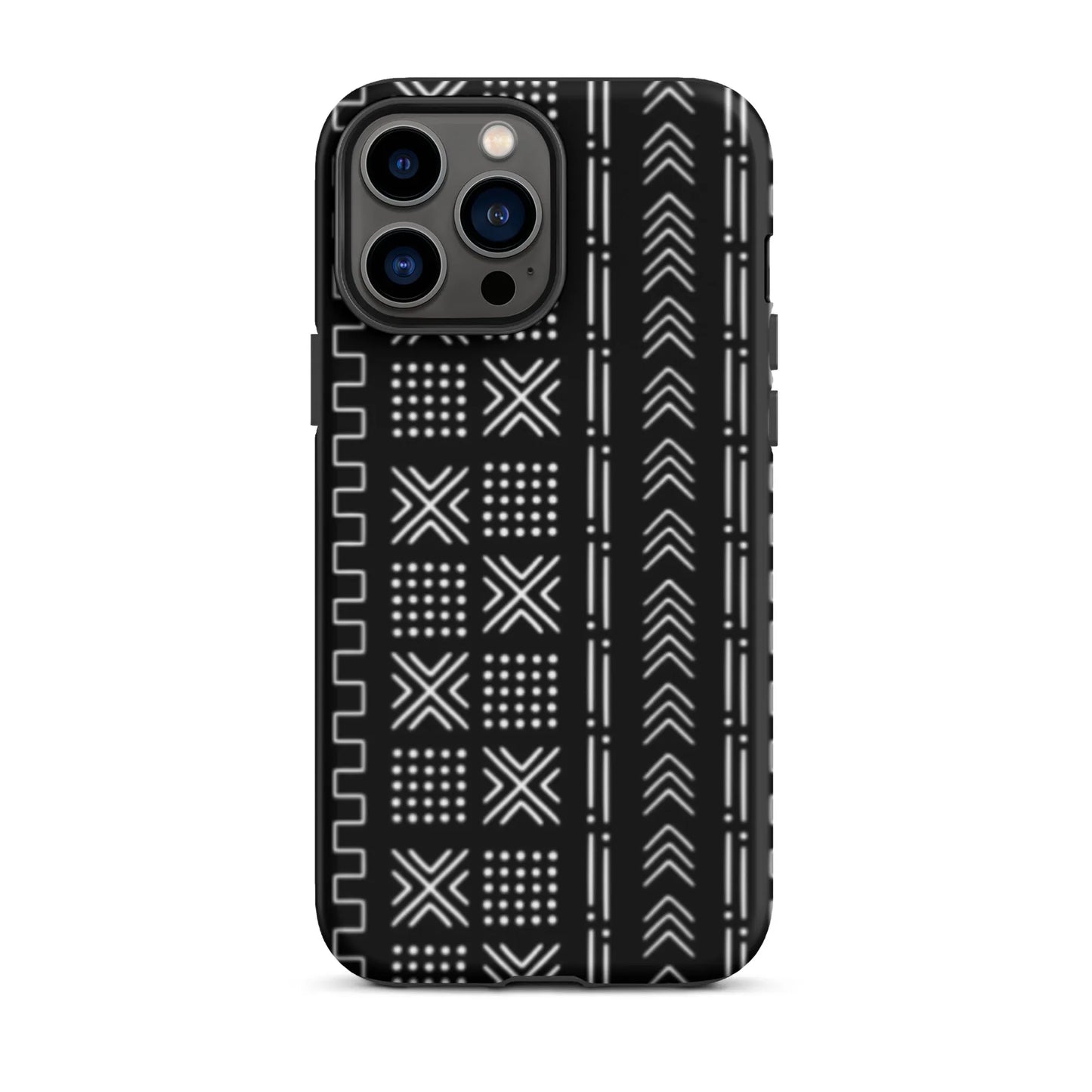 African Mud Cloth Tough MagSafe iPhone Case - The Global Wanderer