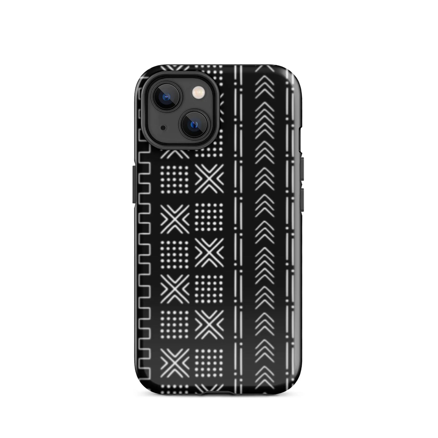 African Mud Cloth Tough MagSafe iPhone Case - The Global Wanderer